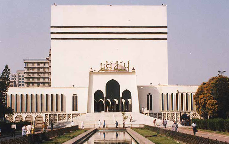 Baitul Mukarram National Mosque of Bangladesh in Dhaka