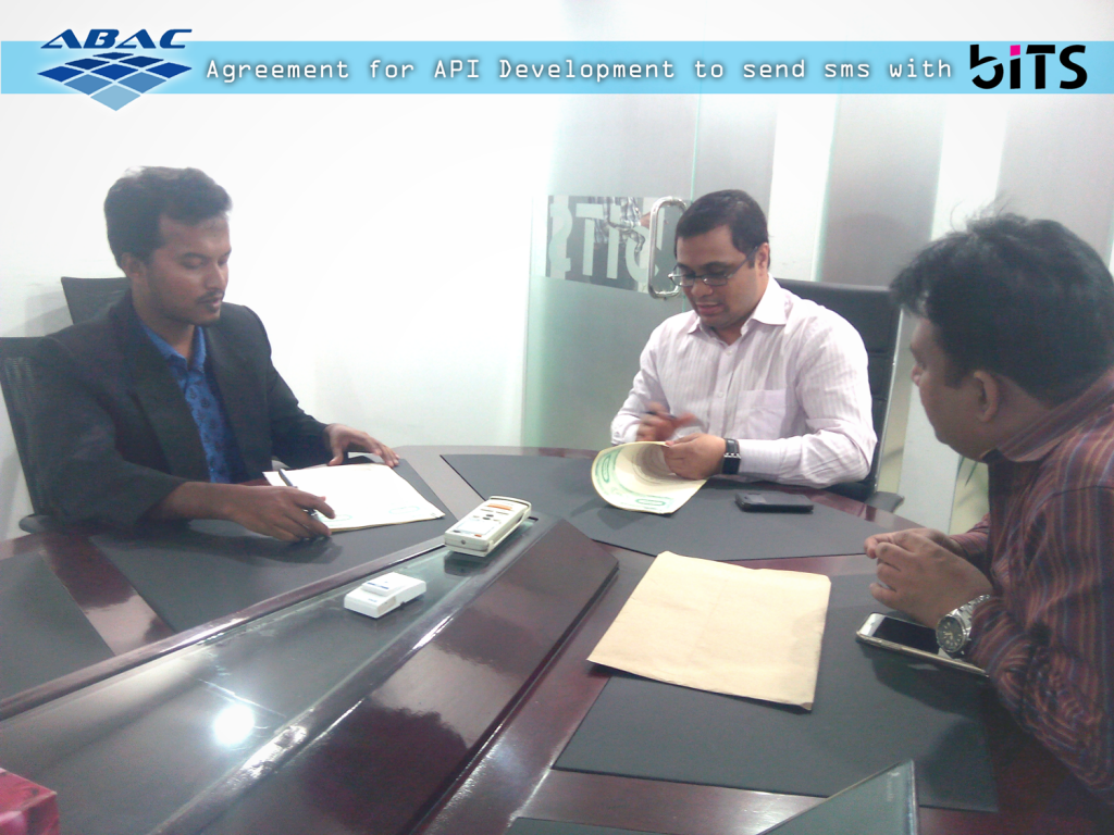 ABAC CEO Signed Agreement to build Bulk SMS sending API for biTS
