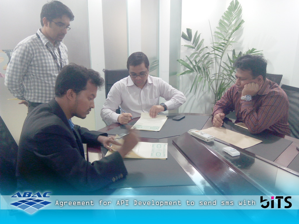 ABAC CEO Signed Agreement to build Bulk SMS sending API for biTS