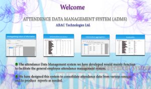 Welcome page
